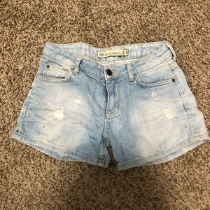 Denim shorts